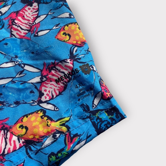 Meekos 5" Flex Swim Trunks with Breathable Stretch Liner by Meekos KingSize 4XL - Picture 6 of 10